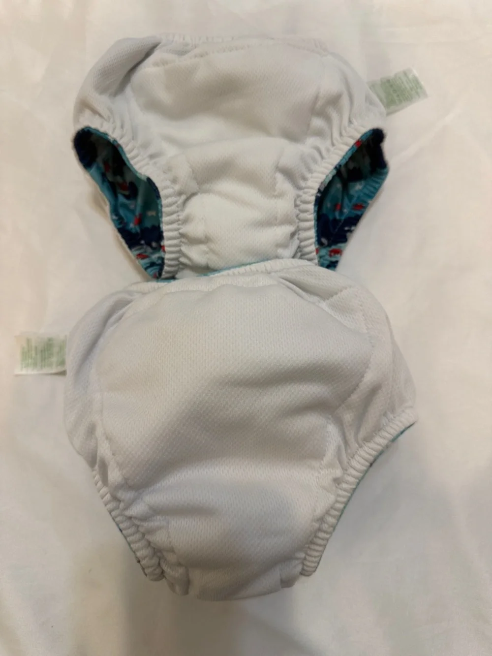 Swim Diaper Bundle Cover Set for Kids - Blue Whale & Sea Life Prints